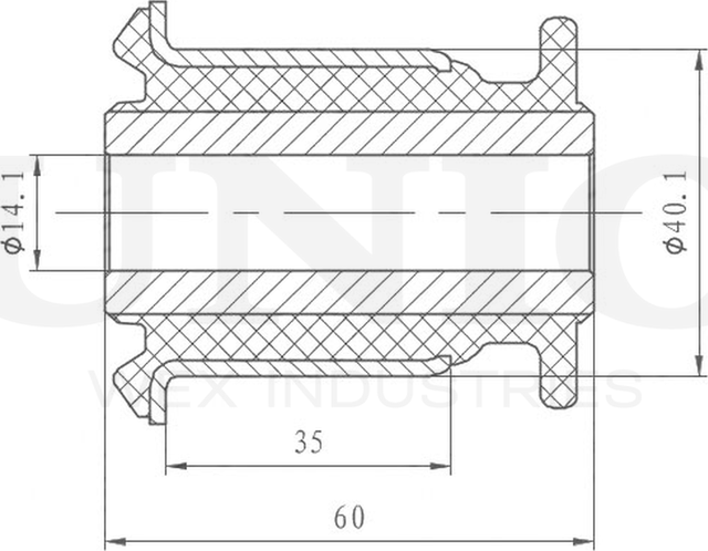 Сайлентблок рычага подвески (Unio). Артикул RMP-20032