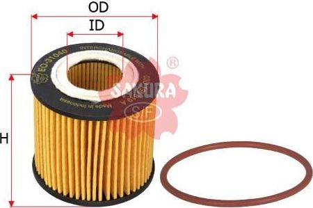 Масляный фильтр Sakura для SEAT Toledo IV 2012-2015. Артикул EO-31040