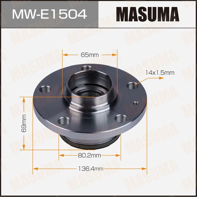 Ступичный узел rear (Masuma). Артикул MWE1504