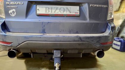 Фаркоп Bizon для Subaru Forester III SH 2008-2012. Быстросъемный крюк. Артикул FA 0210-E