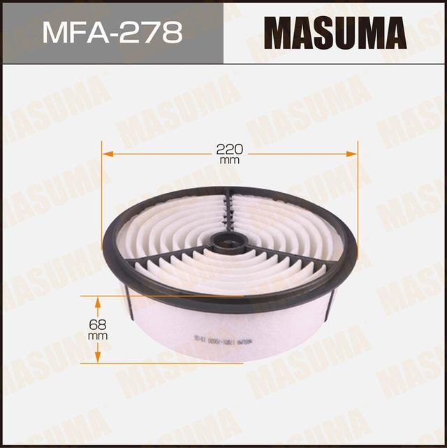 Воздушный фильтр Masuma. Артикул MFA-278