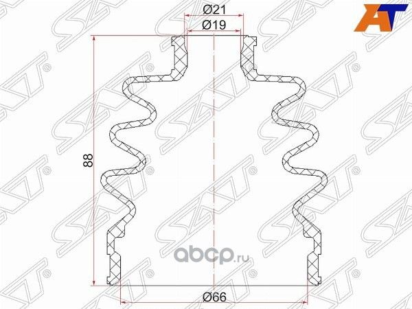 Пыльник шруса NISSAN MARCH 10 82-91MAZDA DEMIO 98 (SAT). Артикул C1135