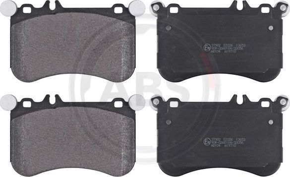 Тормозные колодки ABS. Артикул 37902