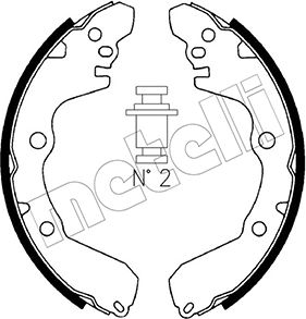 Тормозные колодки Metelli задние для Chrysler Sebring II 2001-2007. Артикул 53-0256