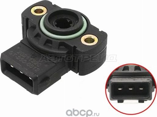 Датчик положения дроссельной заслонки VW GOLF 92-99 JETTA 93-99 PASSAT 90-97 TRANSPORTER 91-04 SAT. Артикул ST2500012