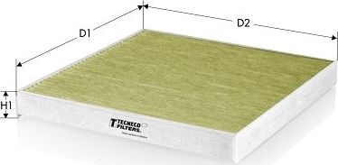 Салонный фильтр  Tecneco Filters. Артикул CKA20013