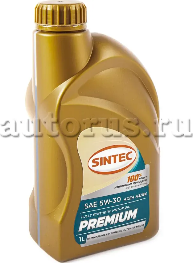 Масло моторное Sintec Premium 9000 5W-30 A3/B4 SL/CF 1л (синтетика) Sintec. Артикул 801968