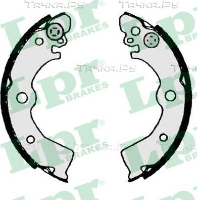 Тормозные колодки LPR задние для Nissan 200SX S14 1993-1999. Артикул 07030