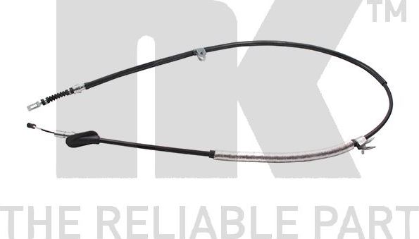 Трос ручника (тросик ручного тормоза) NK. Артикул 902661