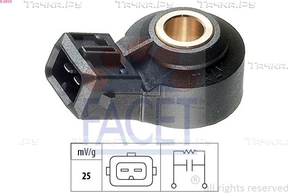 Датчик детонации Facet Made in Italy - OE Equivalent для BMW 3 VII (G2x) 2018-2026. Артикул 9.3010