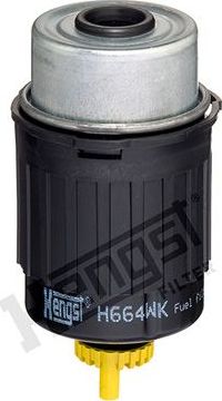 Топливный фильтр Hengst. Артикул H664WK