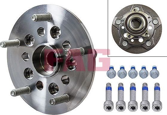 Ступица колеса с интегрированным подшипником Fag. Артикул 713 6791 30