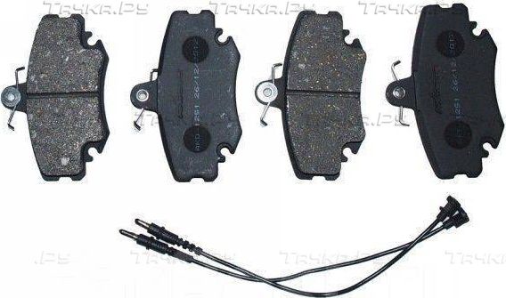 Тормозные колодки Akyoto Packing AKYOTO передние для Renault 21 1986-1994. Артикул AKD-1251