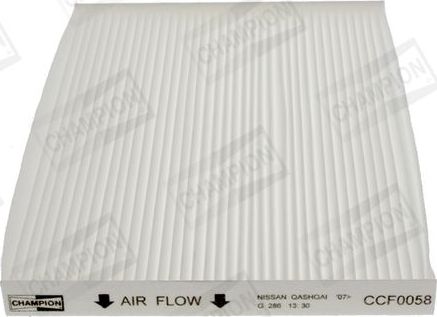 Салонный фильтр Champion. Артикул CCF0058