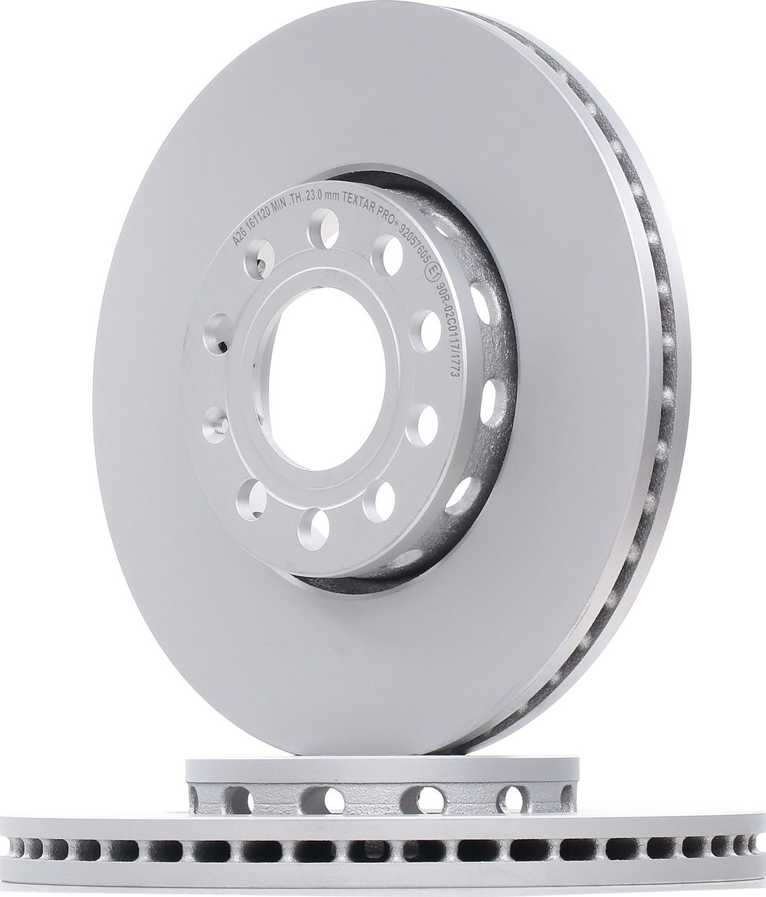 Тормозной диск Textar Pro+. Артикул 92057605