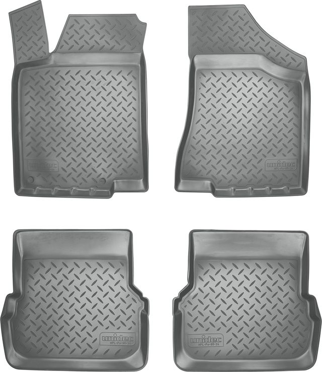 Коврики Норпласт для салона Volkswagen Passat B3, B4 1991-1997 Серые. Артикул NPL-Po-95-24-G