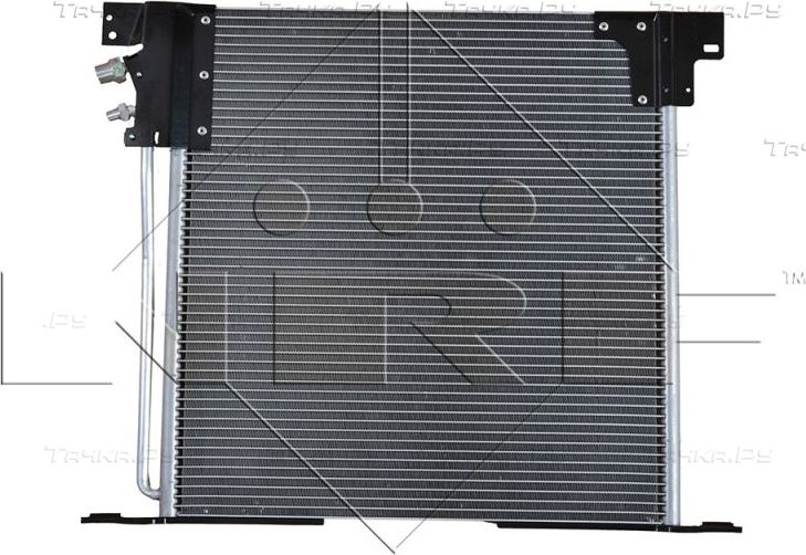 Радиатор кондиционера (конденсатор) NRF (алюминий). Артикул 35305