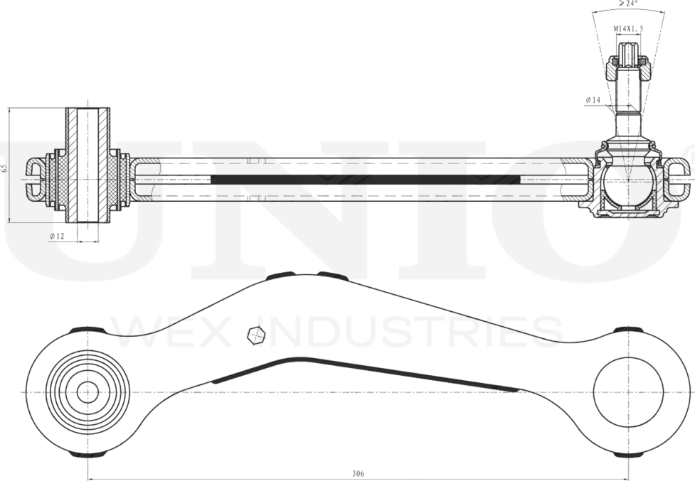 Рычаг подвески (Unio). Артикул SSP-40083