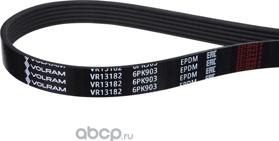 РЕМЕНЬ ПОЛИКЛИНОВЫЙ PEUGEOT 308 1.4 1.6 0715 VOL (Volram). Артикул VR13182