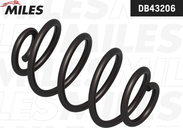 Пружина подвески Miles задняя для Nissan Tiida I 2007-2012. Артикул DB43206