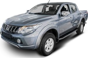 Пороги алюминиевые Rival Premium для Mitsubishi L200 IV 2006-2015. Артикул A193ALP.4003.1
