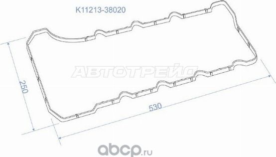 Прокладка клапанной крышки LEXUS LX570 3URFE 07- (SAT). Артикул K1121338020