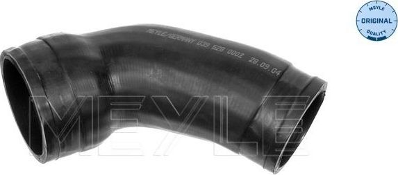 Патрубок интеркулера Meyle (HT-ACM (высокотемпературный полиакриловый каучук)). Артикул 039 528 1002