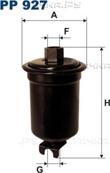 Топливный фильтр Filtron для Proton Gen-2 2004-2012. Артикул PP 927