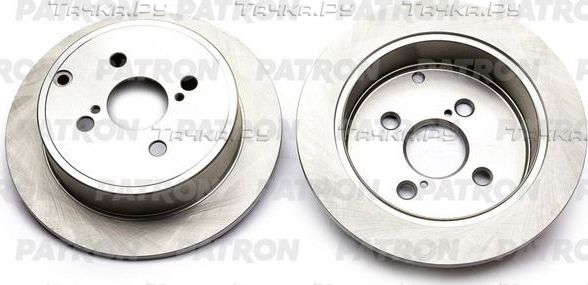 Тормозной диск Patron задний для Toyota Corolla E120, E130 2001-2008. Артикул PBD4379