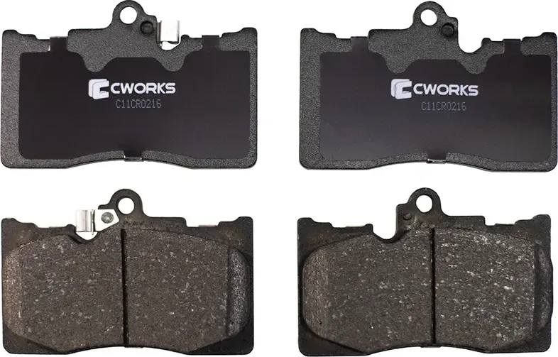 Колодки тормозные передние (Low Metallic) (Cworks). Артикул C11CR0216