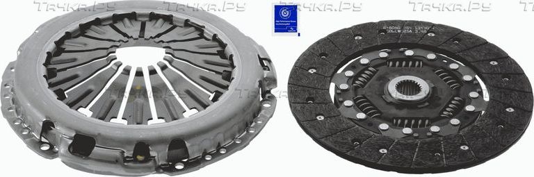 Сцепление (комплект) SACHS для Volvo V70 III 2010-2015. Артикул 3000 951 548