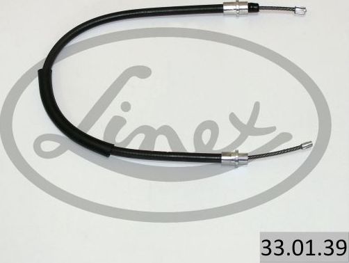 Трос ручника (тросик ручного тормоза) Linex передний правый для Peugeot 406 I 1995-2004. Артикул 33.01.39