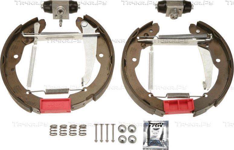Тормозные колодки TRW (алюминий) задние для Volkswagen Caddy II 1995-2004. Артикул GSK1406
