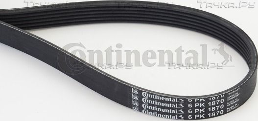 Приводной ремень поликлиновой ContiTech для Toyota Corolla Verso I 2004-2009. Артикул 6PK1870