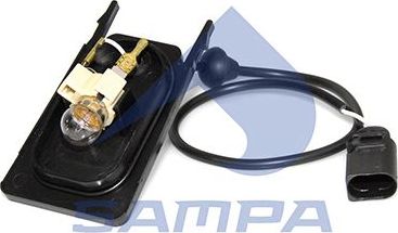 Габаритные огни Sampa для Volvo  FMX 1998-2005. Артикул 032.249