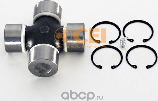 Крестовина кардана со стопорами (CEI). Артикул 133141