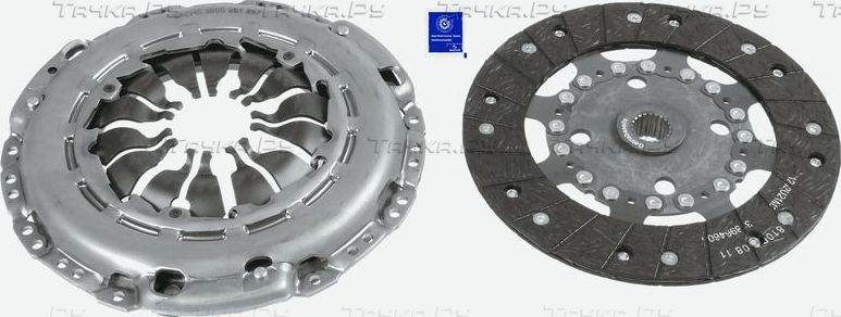 Сцепление (комплект) SACHS для Renault Grand Scenic III 2009-2015. Артикул 3000 951 997