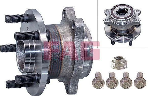 Ступица колеса с интегрированным подшипником Fag задняя для Subaru Outback III 2003-2009. Артикул 713 6222 00