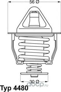 Термостат (Wahler). Артикул 448082D
