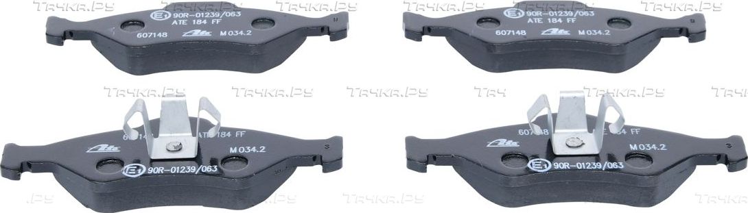 Тормозные колодки ATE передние для Ford KA I 2000-2008. Артикул 13.0460-7148.2