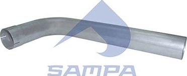 Глушитель Sampa передний для MAN TGS 2007-2026. Артикул 021.162