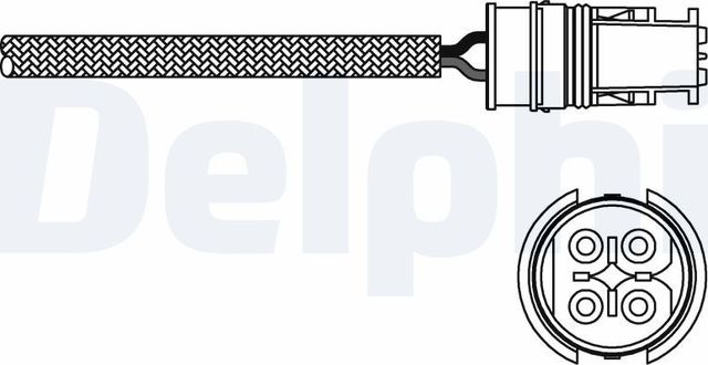 Лямбда-зонд (кислородный датчик) Delphi для Mercedes-Benz Sprinter 901, 902 1995-2006. Артикул ES20274-12B1