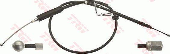 Трос ручника (тросик ручного тормоза) TRW. Артикул GCH722