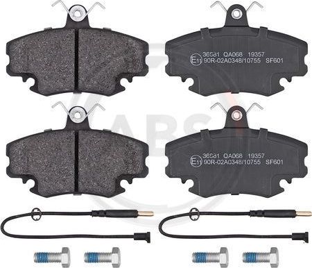 Тормозные колодки ABS передние для Renault Logan II 2007-2026. Артикул 36881