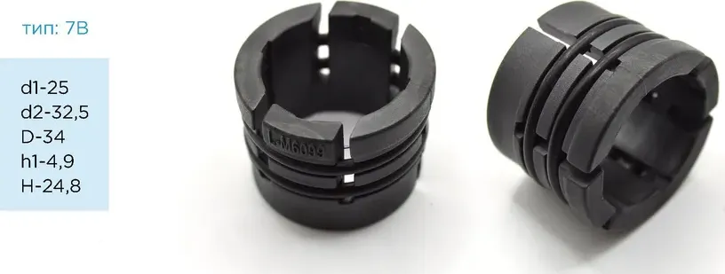 PSTL-M6099_Втулка рулевой рейки без ГУР L-M6099 25,00/32,50/34,00x4,90/24.80 6 (Pstpro). Артикул PSTLM6099