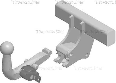 Фаркоп Steinhof для Chrysler Sebring III 2006-2010. Быстросъемный крюк. Артикул C-214