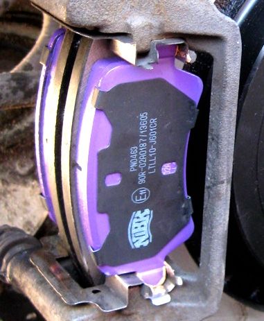 Тормозные колодки NiBK задние для Ford Galaxy II 2006-2015. Артикул PN0463