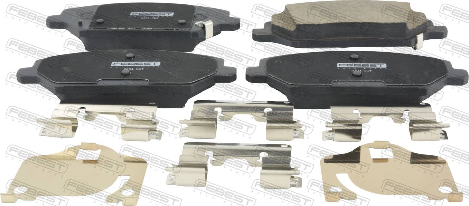 Тормозные колодки Febest. Артикул 2201-CDF