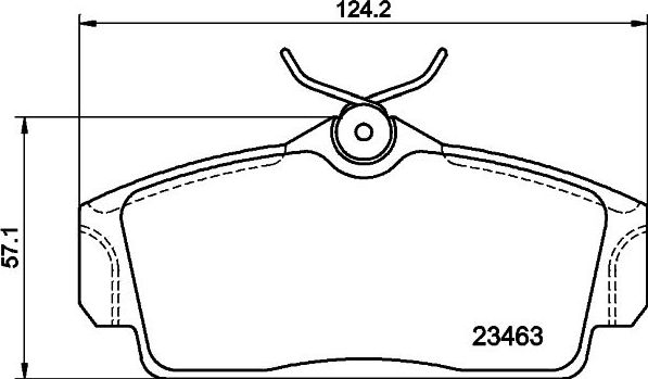 Тормозные колодки Mintex. Артикул MDB1818