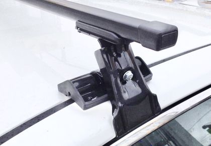 Багажник на крышу INTER D-1 креп. за дверные проемы для Honda Accord VII, VIII универсал 2003-2015 (Прямоугольные дуги). Артикул 5518+1003